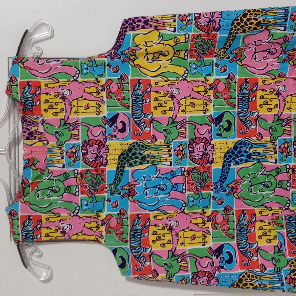 🌈VERY RARE Lilly Pulitzer🌈- Girl's "Partyland Patch" Shift Dress - Picture 7 of 16